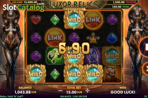 Οθόνη5. Luxor Relics Κουλοχέρης