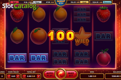 Οθόνη3. Fruit Burst (NetGame) Κουλοχέρης