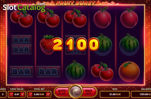 Οθόνη4. Fruit Burst (NetGame) Κουλοχέρης