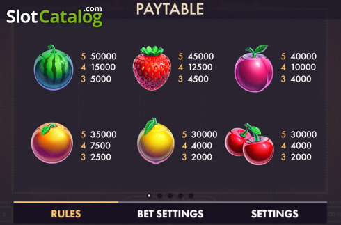 Οθόνη7. Fruit Burst (NetGame) Κουλοχέρης