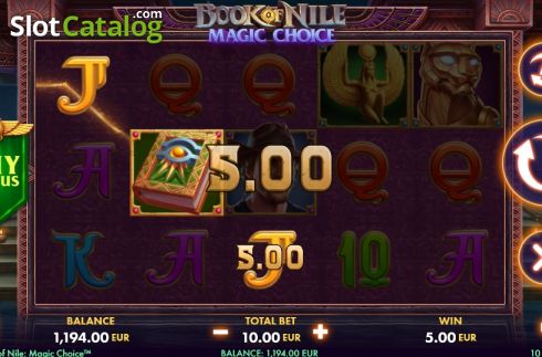 Οθόνη4. Book of Nile Magic Choice Κουλοχέρης 