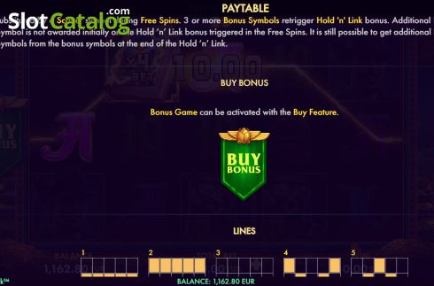 Οθόνη7. Book of Nile Hold n Link Κουλοχέρης