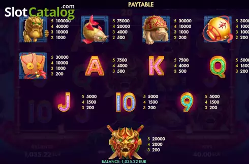 Οθόνη8. Mystery Dragons Κουλοχέρης 