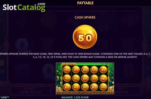 Οθόνη7. The Big Game Hold N Link Κουλοχέρης 