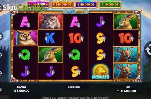 Οθόνη2. Wolf Reels Rapid Link Κουλοχέρης