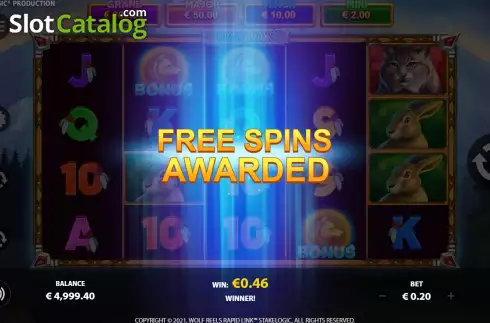 Οθόνη4. Wolf Reels Rapid Link Κουλοχέρης
