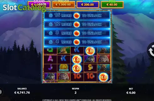 Οθόνη8. Wolf Reels Rapid Link Κουλοχέρης