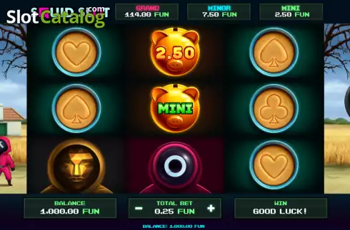 Οθόνη2. Squid Slot Κουλοχέρης