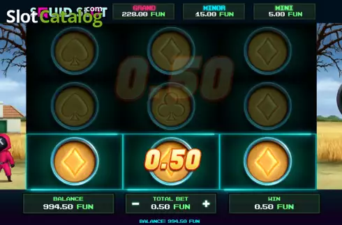 Οθόνη3. Squid Slot Κουλοχέρης