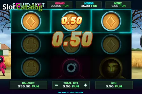 Οθόνη4. Squid Slot Κουλοχέρης