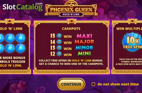 Οθόνη2. Phoenix Queen (NetGame) Κουλοχέρης