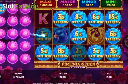 Οθόνη9. Phoenix Queen (NetGame) Κουλοχέρης
