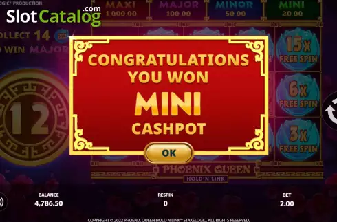 Οθόνη8. Phoenix Queen (NetGame) Κουλοχέρης