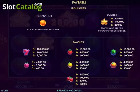 Οθόνη5. Royal Fruits 5 Κουλοχέρης