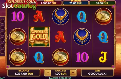 Οθόνη3. Explorer's Gold: Cash Blast Κουλοχέρης