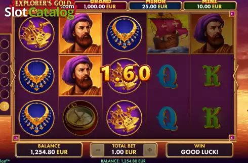 Οθόνη5. Explorer's Gold: Cash Blast Κουλοχέρης