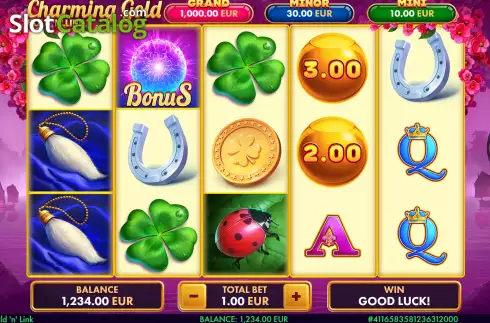 Οθόνη3. Charming Gold: Hold ‘n’ Link Κουλοχέρης