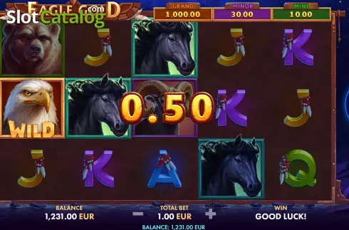 Οθόνη3. Eagle Gold (NetGame) Κουλοχέρης