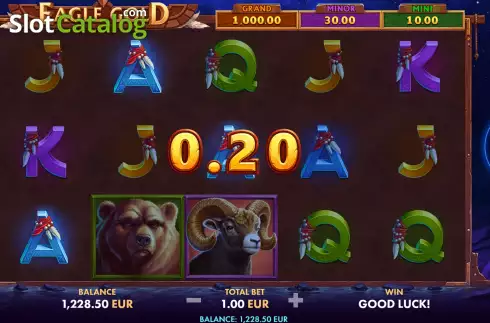 Οθόνη4. Eagle Gold (NetGame) Κουλοχέρης