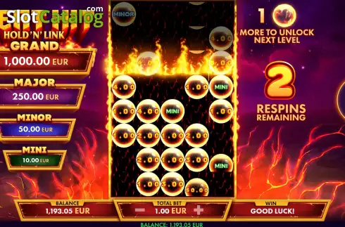 Οθόνη9. Heat Hit Hold ‘n’ Link Κουλοχέρης