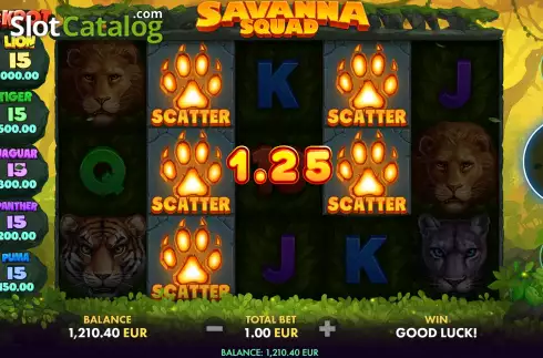 Οθόνη5. Savanna Squad Κουλοχέρης
