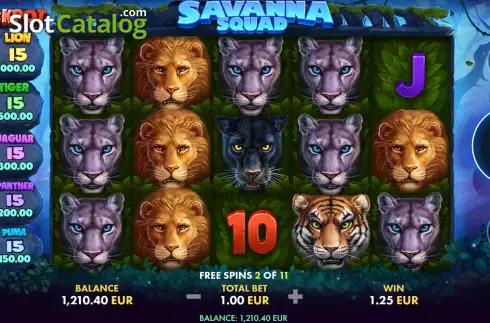 Οθόνη7. Savanna Squad Κουλοχέρης