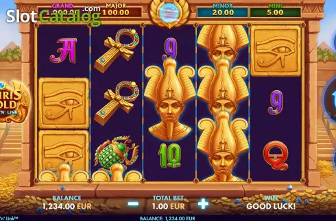 Οθόνη3. Osiris Gold (NetGame) Κουλοχέρης