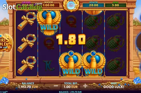 Οθόνη5. Osiris Gold (NetGame) Κουλοχέρης