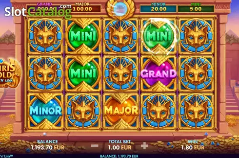 Οθόνη9. Osiris Gold (NetGame) Κουλοχέρης