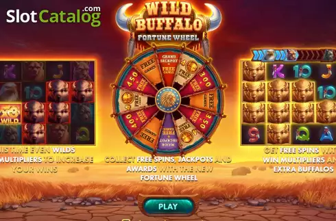 Οθόνη2. Wild Buffalo Fortune Wheel Κουλοχέρης
