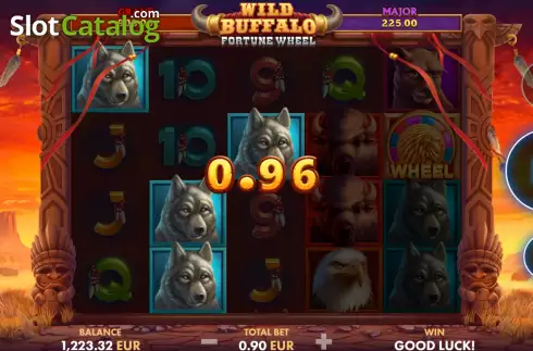 Οθόνη4. Wild Buffalo Fortune Wheel Κουλοχέρης