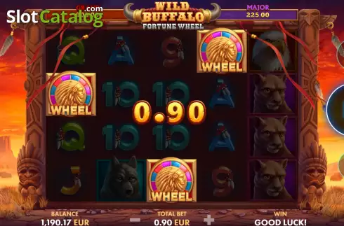 Οθόνη6. Wild Buffalo Fortune Wheel Κουλοχέρης