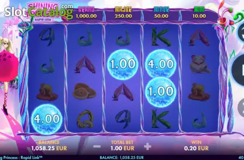Οθόνη7. Shining Princess Rapid Link Κουλοχέρης