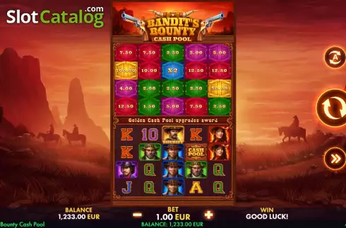 Οθόνη2. Bandit's Bounty Cash Pool Κουλοχέρης