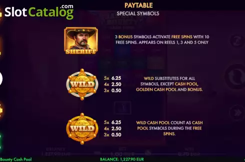 Οθόνη9. Bandit's Bounty Cash Pool Κουλοχέρης