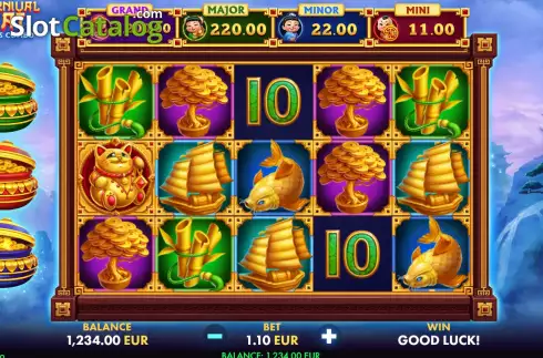 Οθόνη2. Carnival Cat: Bonus Combo Κουλοχέρης