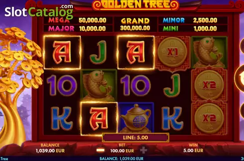 Οθόνη3. Golden Tree (NetGame) Κουλοχέρης