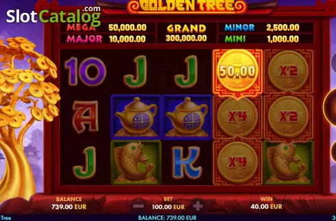 Οθόνη4. Golden Tree (NetGame) Κουλοχέρης
