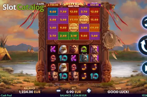 Οθόνη3. Buffalo Cash Pool Κουλοχέρης 