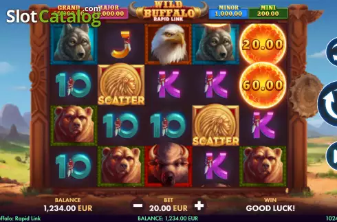 Οθόνη3. Wild Buffalo: Rapid Link Κουλοχέρης