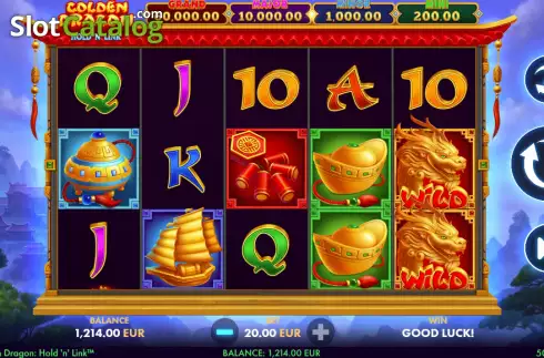 Οθόνη2. Golden Dragon Hold 'N' Link Κουλοχέρης