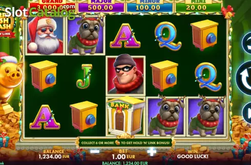 Οθόνη2. Merry Cash Splash: Hold’N’Link Κουλοχέρης