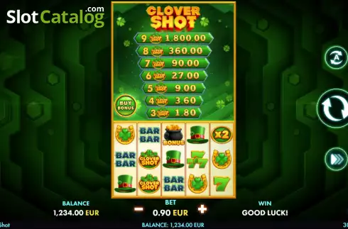 Οθόνη2. Clover Shot Κουλοχέρης
