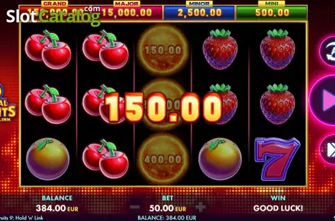 Οθόνη3. 9 Royal Fruits Κουλοχέρης