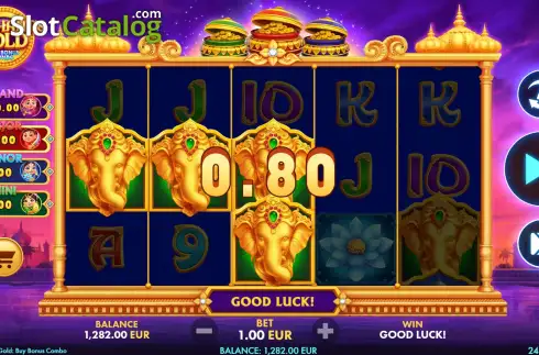 Οθόνη5. Elephant's Gold Buy Bonus Combo Κουλοχέρης