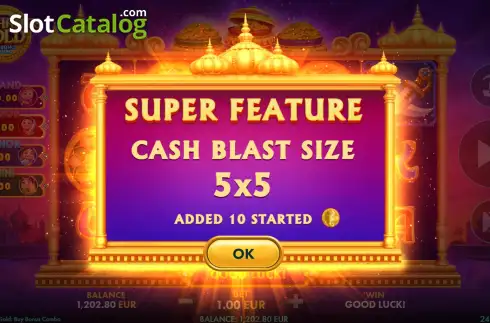 Οθόνη8. Elephant's Gold Buy Bonus Combo Κουλοχέρης