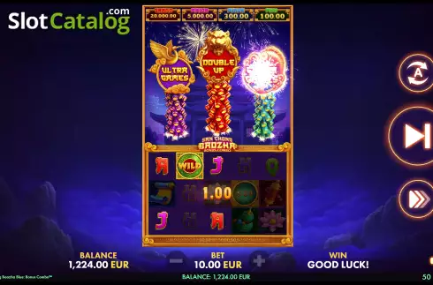 Οθόνη3. San Chong Baozha Blue: Bonus Combo Κουλοχέρης