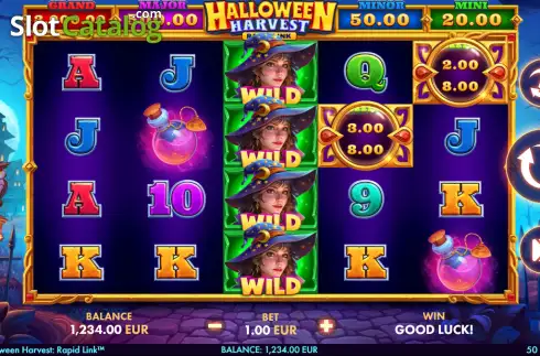 Οθόνη2. Halloween Harvest: Rapid Link Κουλοχέρης