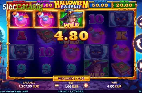 Οθόνη3. Halloween Harvest: Rapid Link Κουλοχέρης