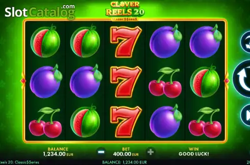 Οθόνη2. Clover Reels 20 Κουλοχέρης